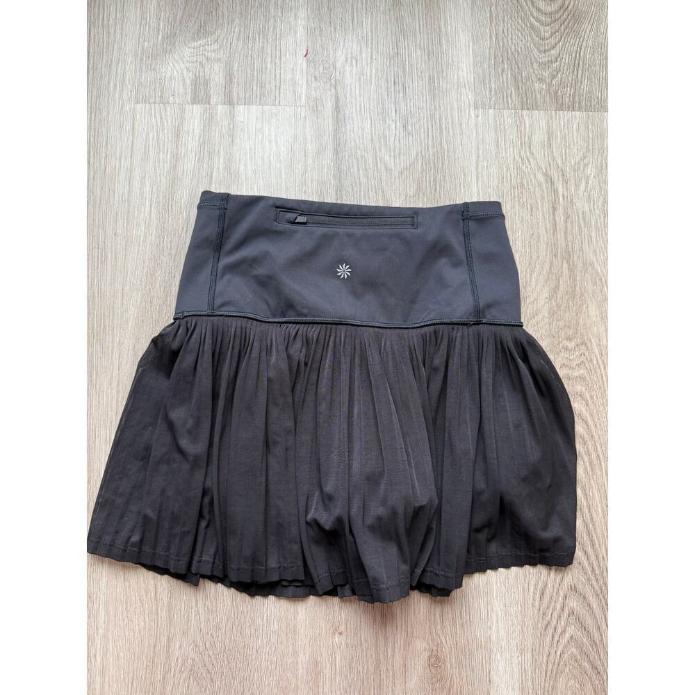 Athleta A Game Mesh Skort 13.5", Black Size XXS, athleisure, sporty - Picture 6 of 8